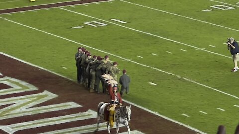 Military Tribute @ ND vs FSU Game- 4K