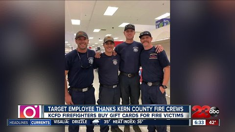 Target employee thanks KCFD