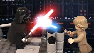 Luke Skywalker V Darth Vader on Bespin/ LEGO stop motion!!