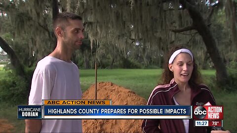 Highlands County prepares for potential impact of Hurricane Dorian