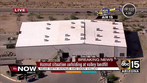 Hazmat situation at Surprise landfill