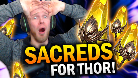 SACREDS SHARD PULLS for Thor Summon Rush (FIRST PULL LUCK!) - Raid: Shadow Legends