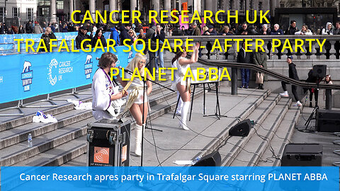 Planet ABBA at Cancer Research after party - London Winter 10K run