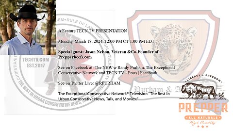 Special guest: Jason Nelson, Veteran & Co-Founder of Prepperbeefs.com