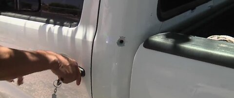 Man's truck shot multiple times during road rage incident in northeast area