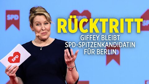 Familienministerin Giffey tritt zurück – bleibt Berliner Spitzenkandidatin der SPD