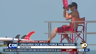 Encinitas lifeguards out in full force this Memorial Day weekend