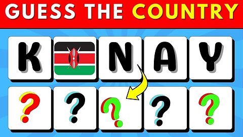 Guess the Country by its Scrambled Name 🌍🧠🤔 | Country Quiz