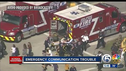 EMS, police radio system 'overloaded' during early moments of Florida school shooting