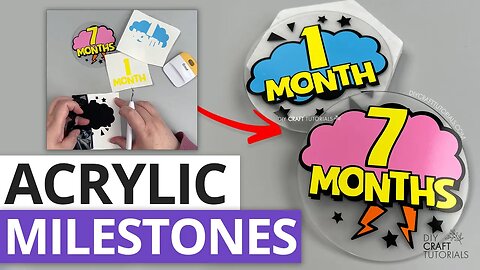 COMIC STYLE MONTHLY MILESTONE DISC TUTORIAL