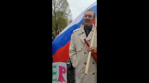 A rally in support of Russia was held in Germany