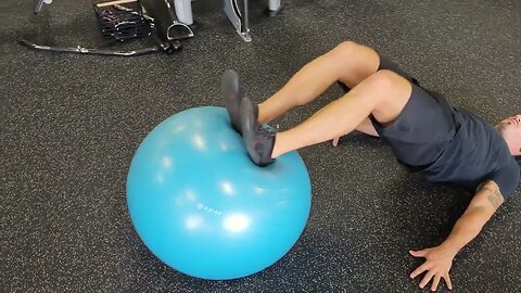 Swiss Ball Hamstring Curls