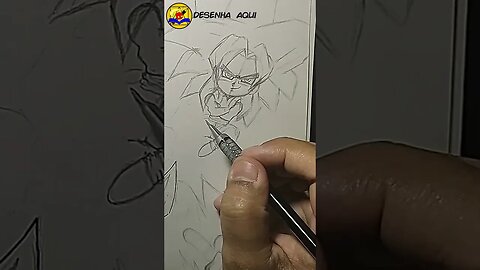 Como Desenhar o Goku, Vegeta do Super Saiyajin 4 - Fusão suprema Chibi