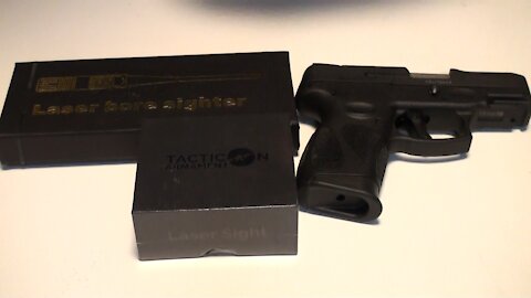 Taurus G2C with Tacticon red dot and sigthing with Boresighter