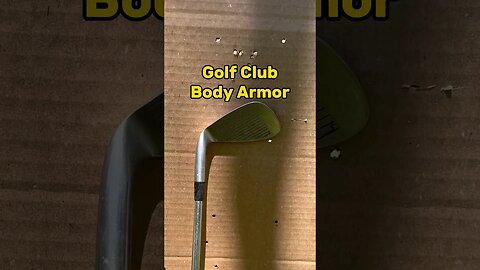 Golf Clubs as Body Armor?