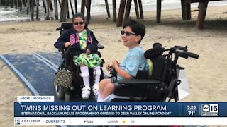 Twins missing out on learning program