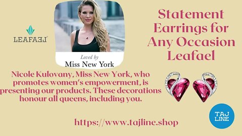 Amazon Beauty Finds TajLine💯Statement Earrings for Any Occasion Leafael💯 TajLine