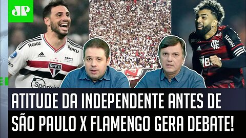 "Essa CARTA da torcida do São Paulo é..." Recado da Independente pré-SPFC x Flamengo gera DEBATE!