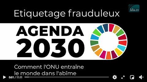 Agenda 2030 : Étiquetage frauduleux