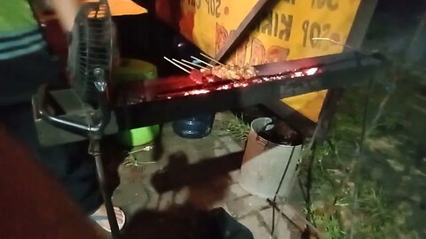 Bakar Sate Sebelum Tahun Baru..@Hidangan Khas Jakarta,Rawa Lumbu