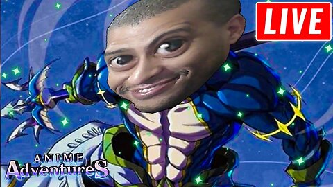 LIVE DE FARM DE PORTAL E BATENDO PAPO COM O CHAT NO ANIME ADVENTURES COM O CAREQU1A! 👨🏽‍🦲🤪