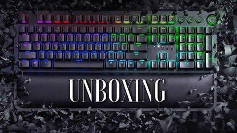 Razer BlackWidow Elite Keyboard Unboxing #Razer #BlackWidow #ASMR