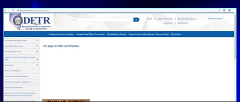 Update on Nevada unemployment