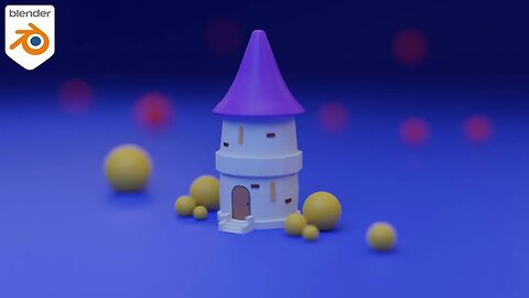 Small Tower in #blender