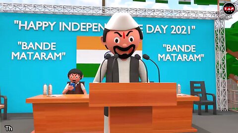 cartoon funny video happy independence day 2024