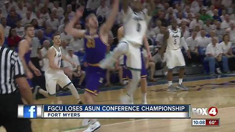 FGCU Loses ASUN Conference Championship