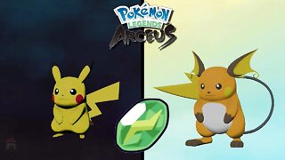 How to Find Pichu, Evolve it into Pikachu, Then Raichu in Pokemon Legends Arceus