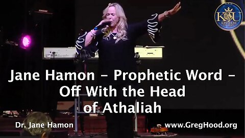 Jane Hamon ⎮Off with the Head of Athaliah #awakening #kingdom @ciministries