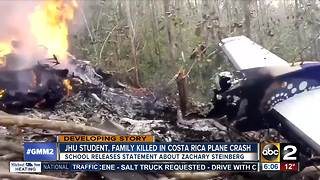 Johns Hopkins student among those killed in Costa Rica plane crash