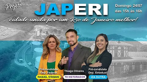 Lançamento do projeto RAQUEL STASIAKI e IZA DUTRA em Japeri-RJ.