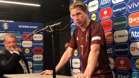 Kevin de Bruyne Storms Out After Reporter Ask The Failure of Belgium's 'Golden Generation'