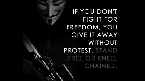 STAND FREE OR KNEEL CHAINED! FOR GOD & COUNTRY I WILL FIGHT!