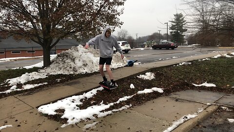 Winter OneWheel Riding 2