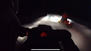 Snowmobile Trail Riding (Munising Michigan) Part 8