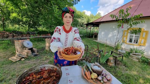 Shpundra with beetroot - a dish of ancient Ukrainian cuisine