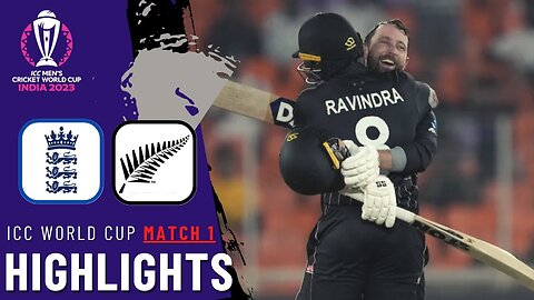 England vs New Zealand Highlights | ICC World Cup 2023 Match 1 - ENG vs NZ