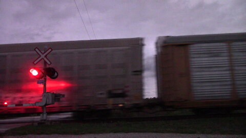 Manifest Train 274 CN 2337, CN 5732, CN 7170 & CN 18 Locomotives Eastbound In Sarnia Oct 16 2021