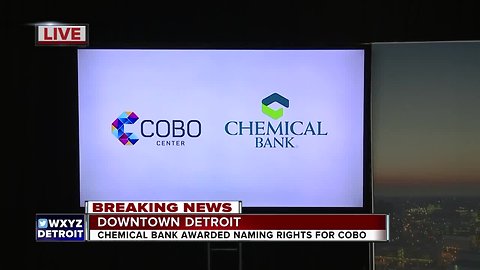 Chemical Bank awarded naming rights to Cobo Center