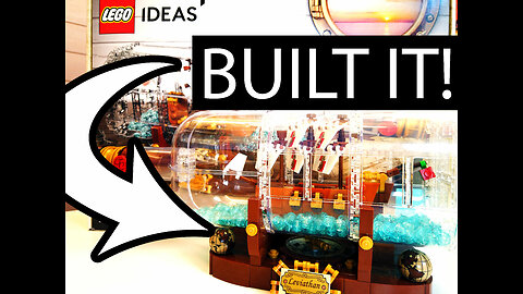 Speed Build of LEGO Ideas Ship in a Bottle 21313