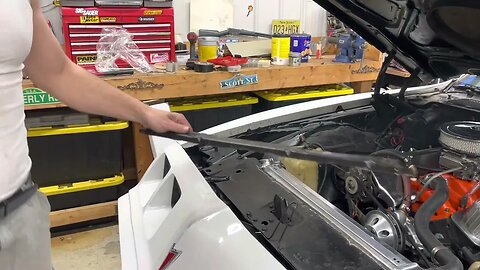 Upper radiator support full video #radiator#firebird#transam#pontiac#musclecar