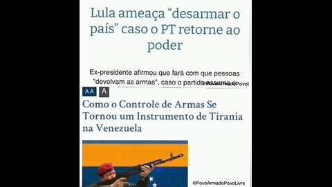 Um resumo como foi feito o desarmamento do povo na Vanezuela e os danos, causados!