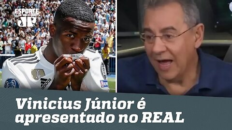 Vinicius Júnior é apresentado no REAL, e Flavio faz DURA crítica!