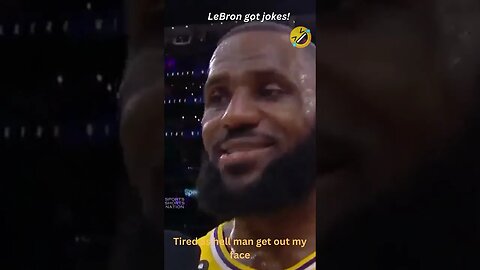 ❗😂 "Get Out of My Face" LeBron James to the media #shorts