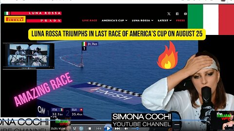 Luna Rossa Triumphs in Last Race of America’s Cup on August 25 - Final Preliminary Regatta!