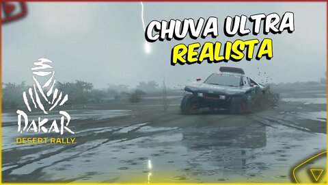 A Chuva desse Jogo esta muito Realista Dakar 2022 - Wajh Arábia Saudita Firemen Dakar Team