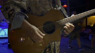 Time Square downtown Fort Myers Beach I wanna dance with somebody￼- 4K